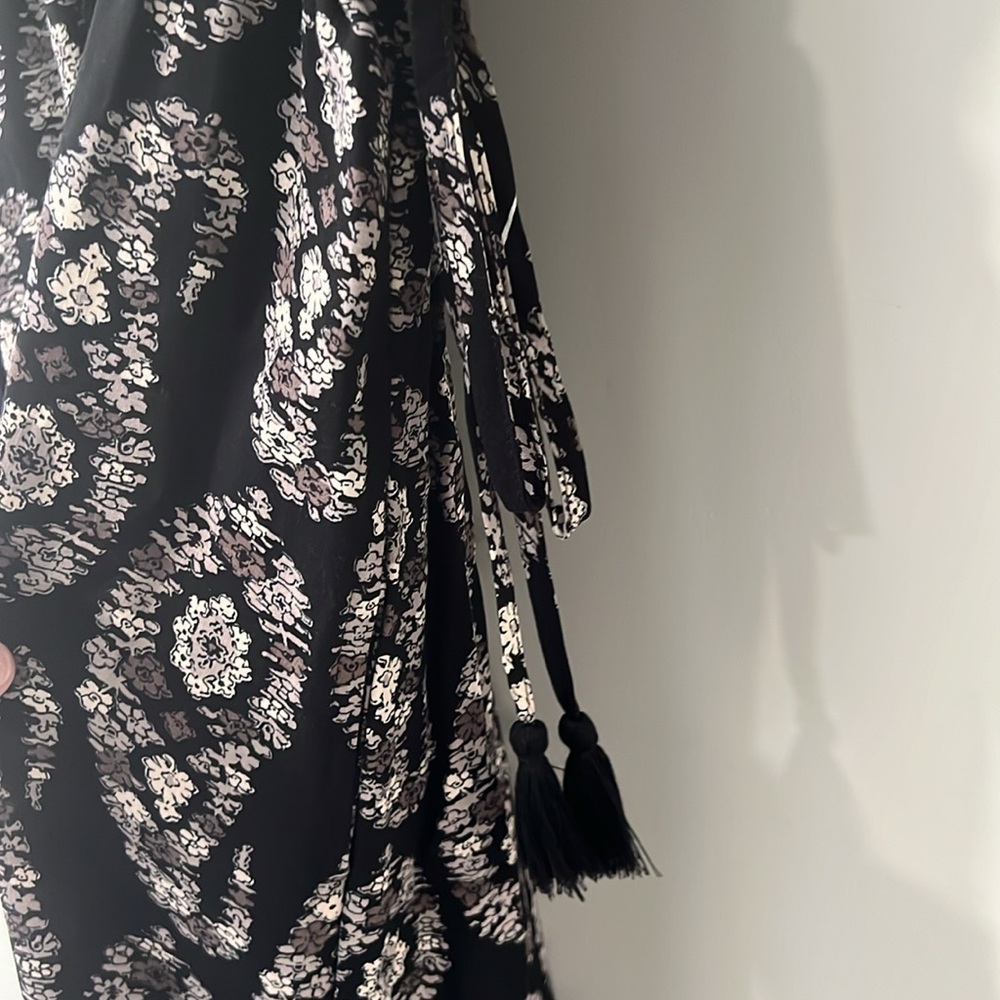 Knox Rose Flutter Short Sleeve Printed Kaftan A-Line Dress L - Picture 6 of 8
